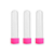 12 Tubetes Rosa Plástico de 13cm decoração festa e eventos - Imagem 3