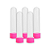 12 Tubetes Rosa Plástico de 13cm decoração festa e eventos - Imagem 5