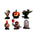 6 Display de mesa Decoração Halloween festa completa 19cm - Imagem 1