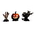 6 Display de mesa Decoração Halloween festa completa 19cm - Imagem 3