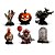 6 Display de mesa Decoração Halloween festa completa 19cm - Imagem 4
