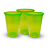 15 Copos Autraliano Festa balada Aniversá 440ML NEON Verde - Imagem 6