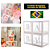 Caixa para balões Festa Aniversário Chá/bebê Decoração 30cm - Imagem 2