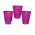 50 Copos Descartáveis Festa Roxo Decoração Anivers 200ml - Imagem 2