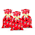 40 Lembrancinhas Sacolas Sur Festa Minnie Vermelha Decoração - Imagem 1