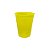 Kit Descartáveis Amarelo festas 110peças Pratos Copos Garfos - Imagem 2