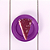 Kit Descartáveis Roxo festas 110peçs Pratos Copos Garfos - Imagem 3