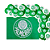Kit festa Palmeiras Decoração anive Painel 1,40m + 20 Balão - Imagem 1