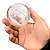 6 ESFERAS ACRILICAS TRANSPARENTE MAIS DURABILIDADE 7CM - Imagem 1