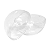 6 ESFERAS ACRILICAS TRANSPARENTE MAIS DURABILIDADE 7CM - Imagem 6