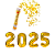 Kit Festa Ano Novo Decoração Reveillon 2025 Balão + Confetes - Imagem 1