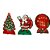 6 Display Decoração Natal Festa Completa 19cm cor e resistência - Imagem 4