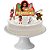 Topo de Bolo Festa Moana 2 Decoração Aniversário 5pçs - Imagem 3