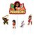 Topo de Bolo Festa Moana 2 Decoração Aniversário 5pçs - Imagem 7