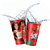 8 Copos Feta Moana 2 Decoração Aniversário Resistênte 180ml - Imagem 1
