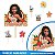 Kit festa Moana 2 Decoração Aniversário completo EVA 40pçs - Imagem 3