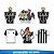 Kit festa Atlético Miniero Decoração Aniversário EVA 39pçs - Imagem 3