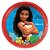 8 Pratos 18cm Festa Moana 2 Decoração aniversário completo - Imagem 3
