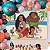 Painel TNT Fessta Moana 2 Decoração Aniversário compet 1,03m - Imagem 2