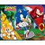 Kit festa Sonic Decoração Aniversário Toalha + Painel - Imagem 3