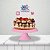 Topo de bolo festa Stitch Rosa Decoração Aniversário complet - Imagem 1