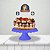 Topo de bolo festa Bela e a Fera Decoração Aniversári EVA - Imagem 1