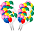 50 Balão bexigas Decoração festa Sortidos aniversário evento - Imagem 3