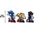 6 Display de mesa Decoração Sonic 3 Festa completa 20cm - Imagem 4