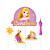 Topo de bolo Decoração Rapunzel Festa Aniversário 6pçs - Imagem 3