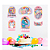Kit festa Dorama Decoração Aniversário completa 6pçs EVA - Imagem 1
