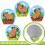 Kit Festa Capivara Decoração Aniversário completa 40pçs EVA - Imagem 3