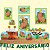Kit Festa Capivara Decoração Aniversário completa 40pçs EVA - Imagem 4