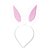 Adereço Infantil Festa Pascoa Tiara Orelhas De Coelho 28cm - Imagem 1