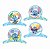 4 Display Decoração Stitch Baby Festa Aniversário 28cm - Imagem 1