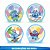 4 Display Decoração Stitch Baby Festa Aniversário 28cm - Imagem 1