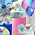 Topo de Bolo Festa Stitch Baby Decoração Aniversário 13x22cm - Imagem 5