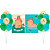 Kit festa Capivara Decoração Cartaz + Balão Aniversário cor - Imagem 1
