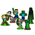 Kit festa Minecraft Decoração Aniversário 8 Display+25 Balão - Imagem 3