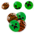 Kit festa Minecraft Decoração Aniversário 8 Display+25 Balão - Imagem 4