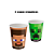 Kit festa Minecraft Decoração Aniversário Copos+Pratos 16pçs - Imagem 9