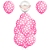 Kit Festa Minnie Rosa Decoração Aniversário Painel+25 Balão - Imagem 4