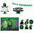 Kit festa HULK Decoração Aniversário 39pçs EVA + 25 Balão - Imagem 4
