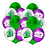 Kit festa HULK Decoração Aniversário 39pçs EVA + 25 Balão - Imagem 5
