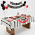 Toalha De Mesa G Decoração Corinthians Festa TNT 1,40x1,03cm - Imagem 2