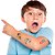 12 Tatuagem De Pele Decoração Jovens Titãs Go Removível - Imagem 5
