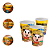 8 Copos Lembrancinha Festa Chico Bento Decoração Arraia - Imagem 1