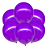 50 Balão Bexigas N9" Decoração Violeta Mais cor e brilho - Imagem 4