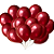 50 Balão Bexigas N9" Decoração Marsala Mais cor e brilho - Imagem 3
