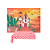 Kit festa Junina Arraia Julina Painel + Toalha 1m Decoração - Imagem 1