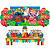 Kit festa Junino Stitch Decoração Junina Arraia 33pçs+ Balão - Imagem 1